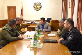 Karabağ Cumhurbaşkanı temas hattındaki son gelişmeler hakkında istişare toplantısı düzenledi
