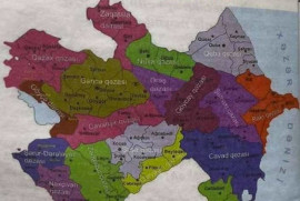 Azerbaycanlı askerlerin yanında Ermenistan’ın büyük kısmını Azerbaycan olarak gösteren haritalar bulunmuştu