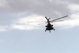 Ermenistan'daki Rus askeri üssünün pilotları, MI-8MW-Ka-52 helikopterleriyle tatbikatlar gerçekleştirdi