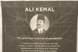 New York Times'ta Britanya Başbakanına çağrı yapan reklam: Senin büyük deden Ali Kemal sokaklarda öldürüldü; Ermeni Soykırımı'na adalet getir