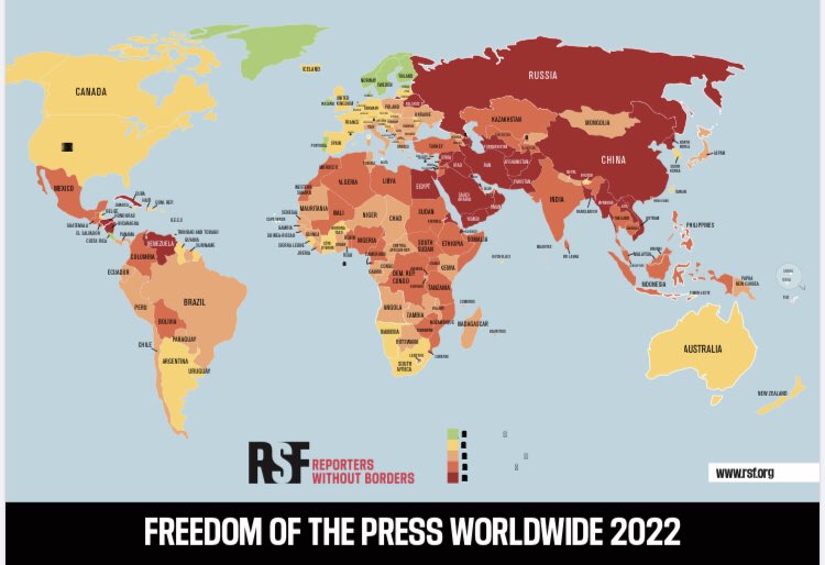 Թուրքիան 180 երկրների շարքում մամուլի ազատության ցուցանիշով այս տարի 149-րդն է