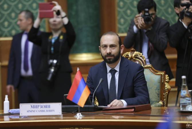 Mirzoyan, Duşanbe'de Karabağ ihtilafının çözümü konusunda Ermenistan'ın tutumunu sundu