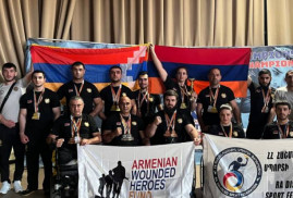 Avrupa Engelliler Şampiyonası'nda Ermenistan takımı 11 altın madalya kazandı