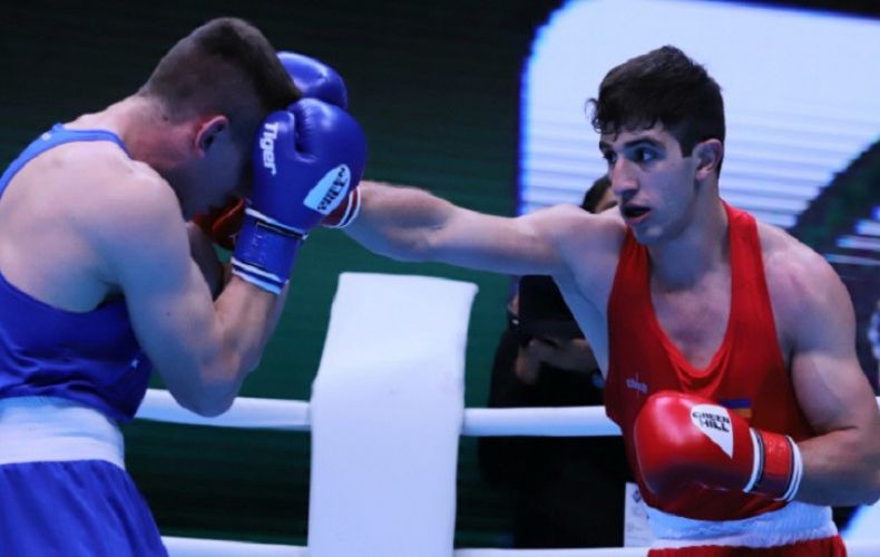 Ermenistan, Yerevan’daki Avrupa Boks Şampiyonasında ilk zaferini kazandı