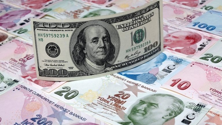 Թուրքական լիրայի արժեզրկման վերջին ռեկորդից հետո դոլարն անկման ամենաբարձր ցուցանիշն է գրանցել