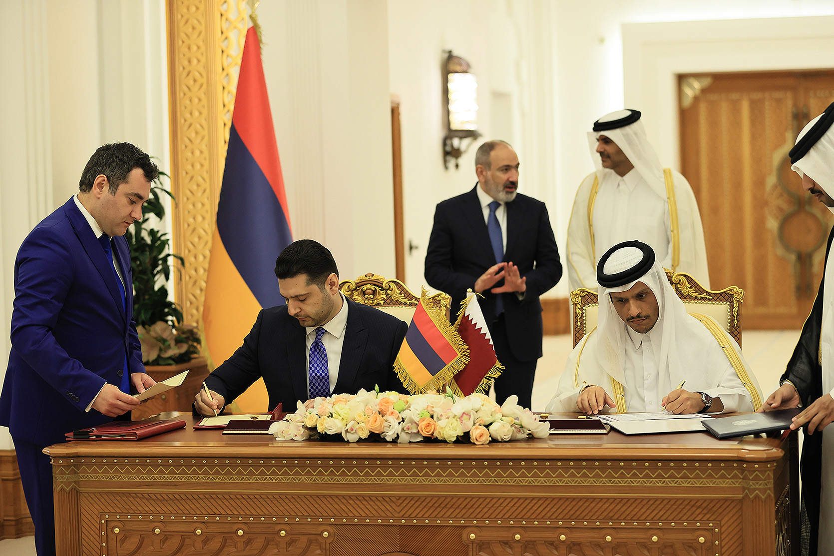 Katar ile Ermenistan arasında birçok anlaşma imzalandı