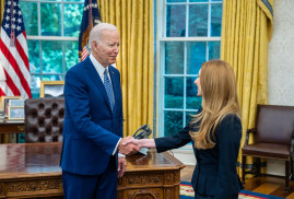 Ermenistan'ın ABD Büyükelçisi Jo Biden ile bir araya geldi