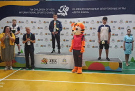 Ermenistan Asya'nın Çocukları Uluslararası Spor Oyunları'nda ilk madalyasını kazandı