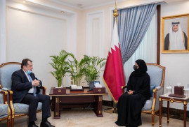 Büyükelçi Sargsyan, Katar Şura Meclisi Başkan Yardımcısı ile bir araya geldi