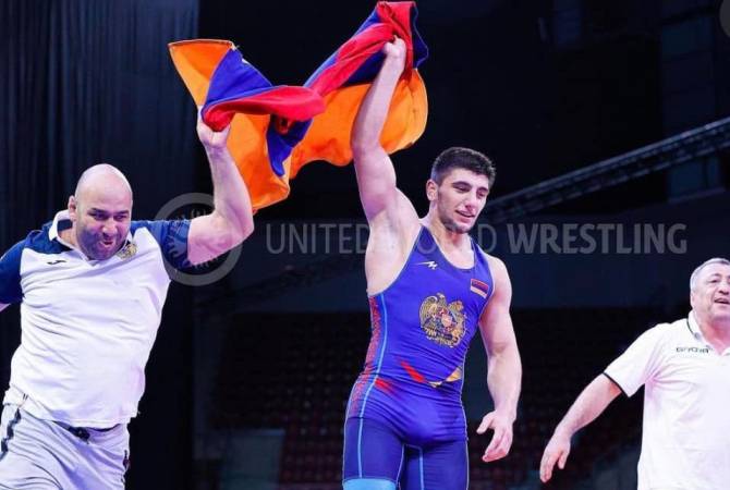 Dünya Grekoromen Güreş Şampiyonası’nda Ermeni sporcu Vigen Nazaryan şampiyon oldu