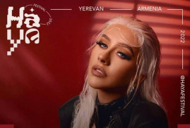 Christina Aguilera Yerevan'da konser verecek