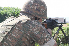 Azerbaycan tarafının Ermeni mevzilerine açtığı ateş sonucu bir Ermeni asker yaralandı