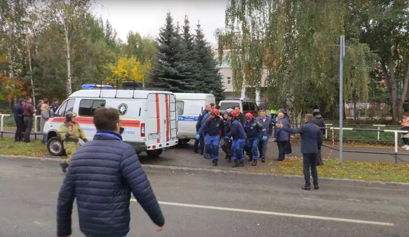 Rusya'da okula silahlı saldırı: Birçok ölü var