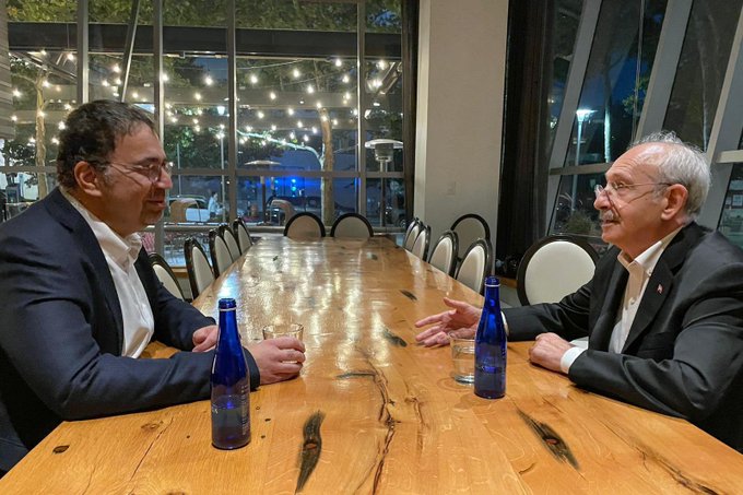 Kemal Kılıçdaroğlu ABD'de ünlü Ermeni ekonomist Daron Acemoğlu ile bir araya geldi