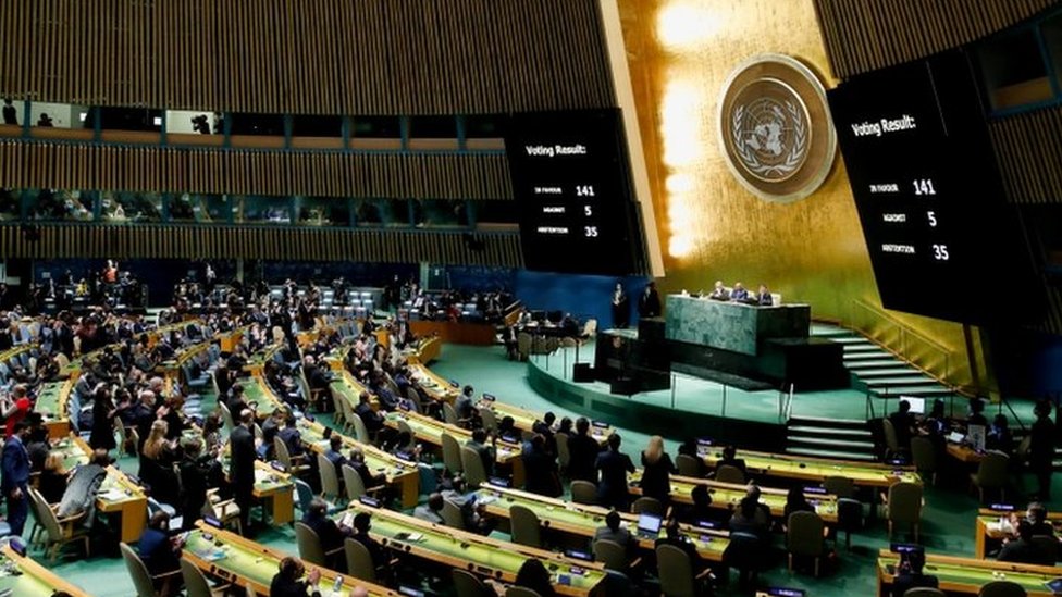 Ermenistan, BM Genel Kurulundaki Rusya karşıtı oylamasında çekimser oy kullandı