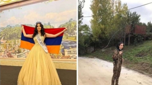 44 günlük savaşına katılan Ermeni Kız, "Mrs. Europe 2022" yarışmasında 2. oldu