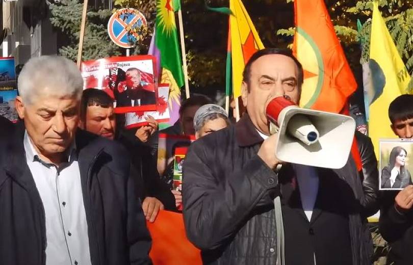Ermenistan’daki Kürtler BM ofisi önünde protesto düzenledi