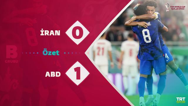 ABD Dünya Kupası'nda İran'ı saf dışı bıraktı: İran 0-1 ABD