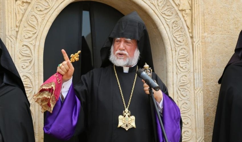 Kilikya Ermeni Katolikosu I. Aram Artsakh Ermenilerine desteğini dile getirdi