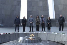 Meksika heyeti Ermeni Soykırımı Anıtı'nı ziyaret etti