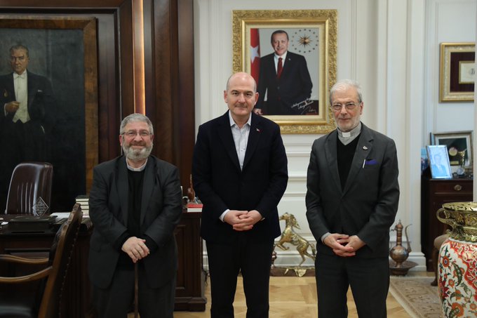 Թուրքիայի ներքին գործերի նախարարը հանդիպել է հայ հոգևորականների հետ
