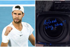 The Guardian: Khachanov'un mesajları oynadığı tenisi kadar dikkat çekiciydi