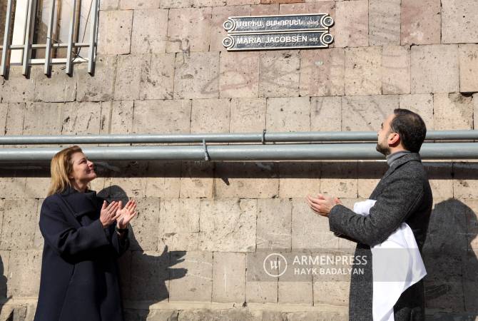 Yerevan'ın sokaklarından biri, Ermeni Soykırımı sırasında birçok kişinin hayatını kurtaran Danimarkalı misyonerin adını taşıyacak