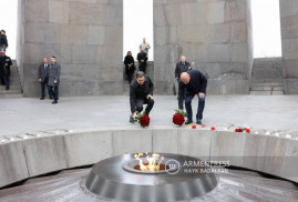Hırvatistan Dışişleri Bakanı'ndan Ermeni Soykırımı Anıtı'na ziyaret