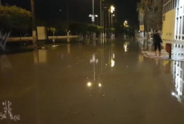 Թուրքիայի Իսքենդերուն քաղաքում հեղեղումներ են եղել ծովի մակարդակի բարձրացման հետևանքով