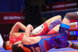 Ermeni güreşçi, U23 Avrupa Güreş Şampiyonası'nda bronz madalya elde etti