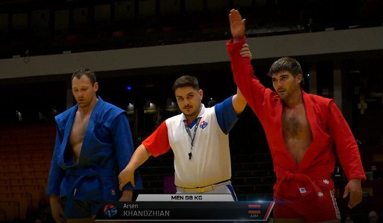 Arsen Khanjyan, Avrupa sambo şampıyonu oldu