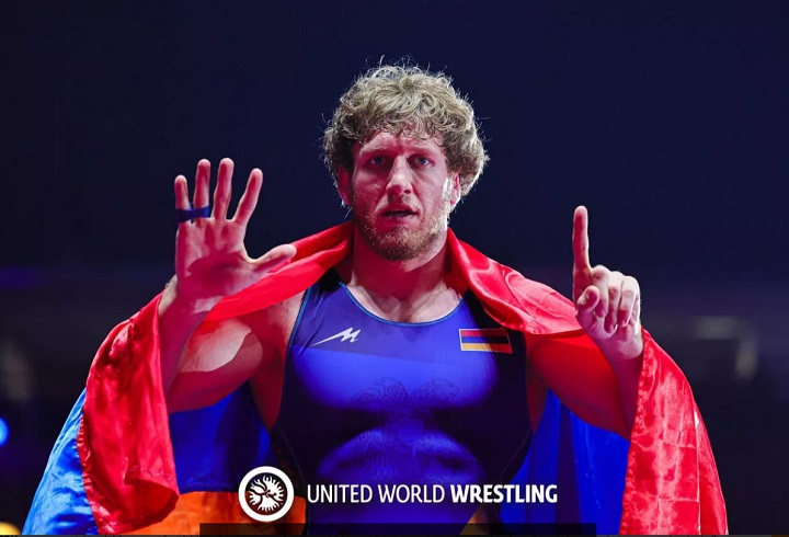 Ermeni efsanevi güreşçi, 6. kez Avrupa şampiyonu oldu (Video)