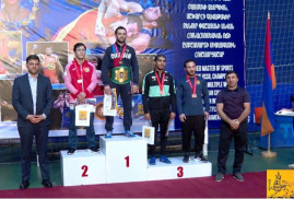 Ermeni güreşçiler 3 altın, 4 gümüş ve 9 bronz madalya kazandı (Video)