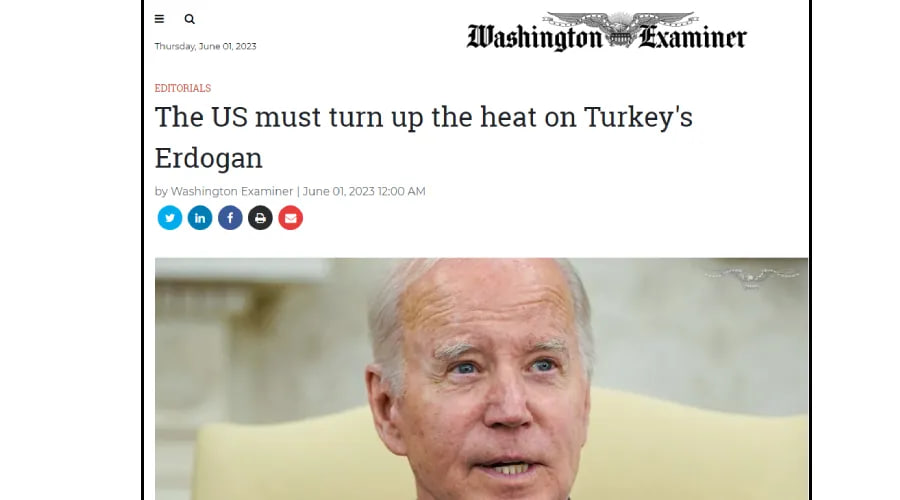 Washington Examiner. «ԱՄՆ-ն Թուրքիայի Էրդողանի նկատմամբ պետք է  ճնշում գործադրի»