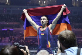 Ermeni jinastikçi World Challenge Cup'ın turnuvasında altın madalya kazandı (video)