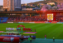 Ermenistan Milli takımı Letonya'yı yenilgiye uğratip üst üste ikinci galibiyetini kutladı