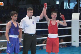 Ermeni boksör Türk rakibini 3 kez nakavt etti (Video)