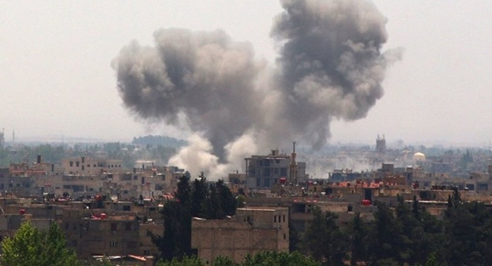 Şam’da büyük patlama meydana geldi
