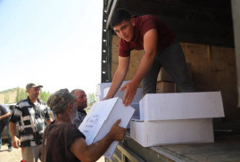 Rusya'dan, Ermenistan'ın sınır köylerine insani yardım