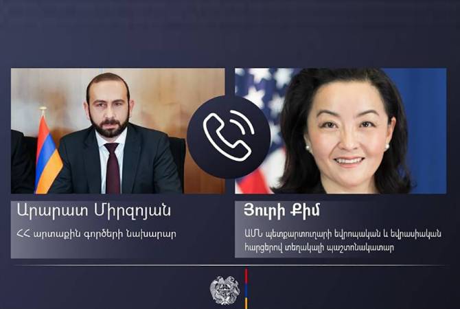 Ermenistan Dışişleri Bakanı ABD'li yetkili Yuri Kim ile Dağlık Karabağ'daki durumu görüştü