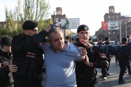 Ermenistan’ın başkentinde protesto eylemleri (FOTO)