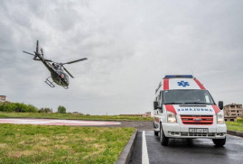 Doktor ekibi Ermenistan’dan helikopterle Karabağ'a yola çıktı