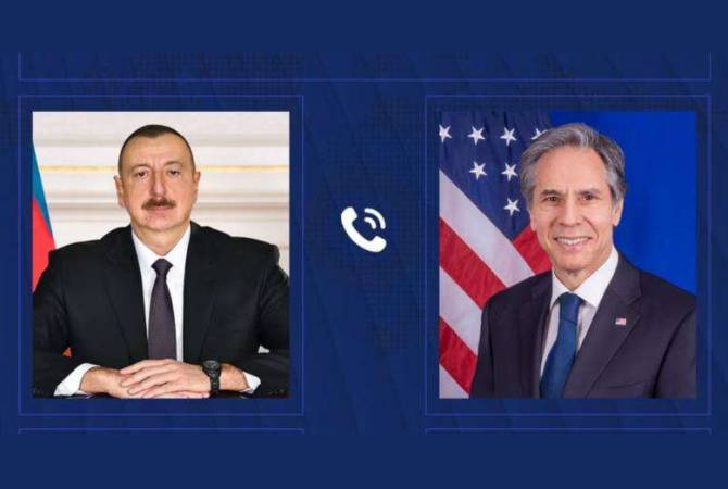 Aliyev, Blinken'e Dağlık Karabağ'da daha fazla askeri eylemde bulunmayacağını söyledi