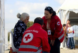 İran Kızılayı, Dağlık Karabağ'dan zorla yerinden edilenlere 50 ton yardım gönderecek