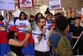 İspanya'da Grana’da şehrinde Karabağ'a destek ve dayanışma adına protesto düzenlendi