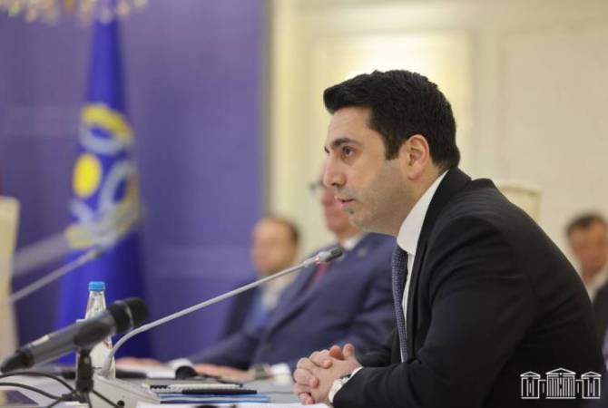 Ermenistan Parlamentosu Başkanı açıkladı: Ermenistan'ın KGAÖ'den ayrılma kararı yok