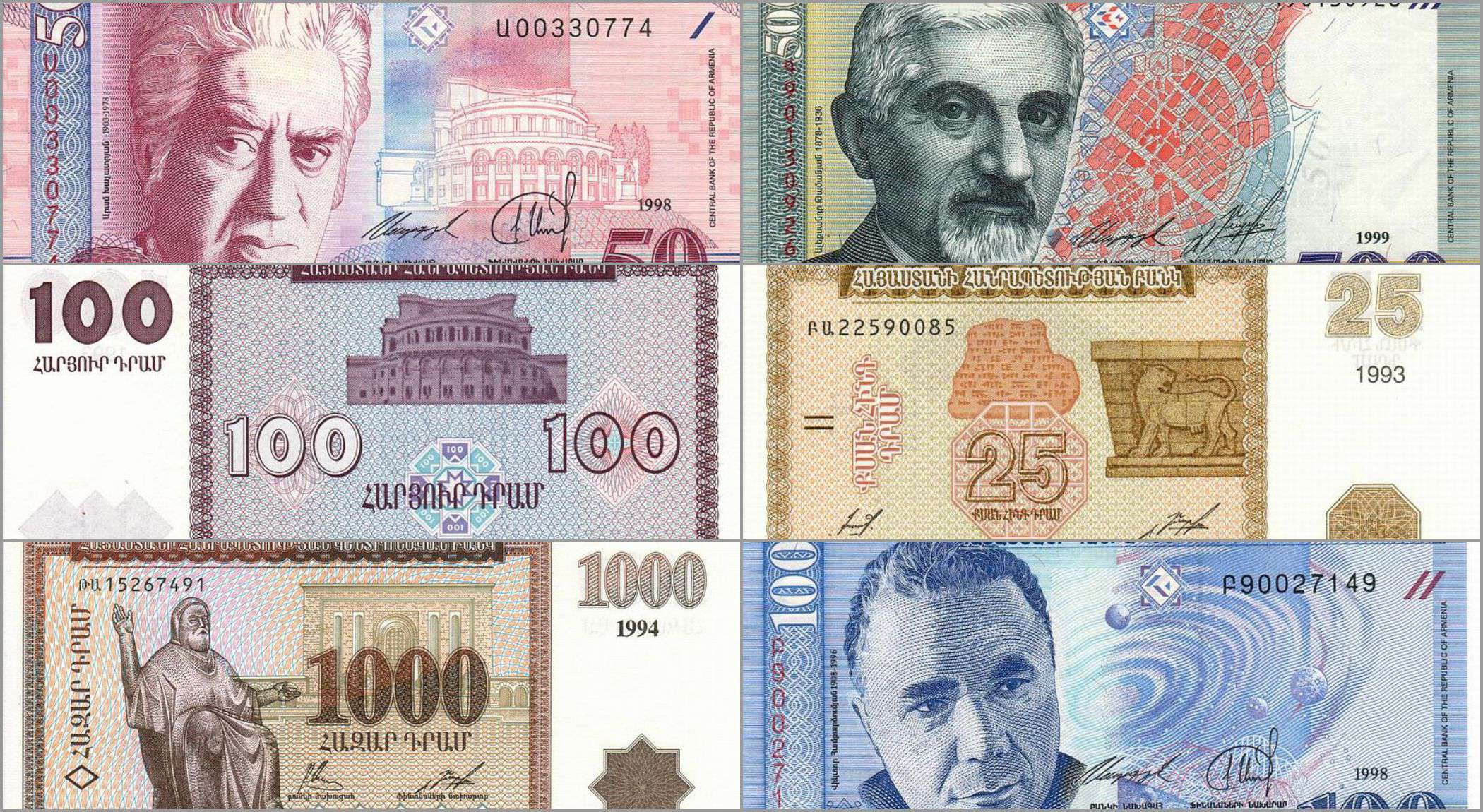 Ermenistan Ulusal Para Birimi dram 30 yaşında