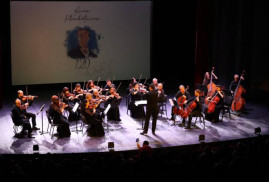 Tiflis'te Aram Khaçaturyan'ın 120’inci yıl dönümüne adanmış bir konser yapıldı