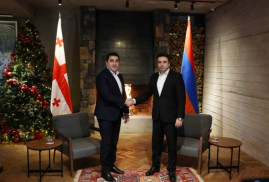 Güicistan ve Ermenistan parlamento başkanları Yerevan'da bir araya geldi