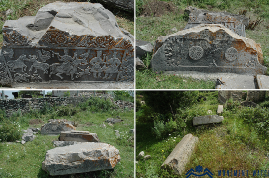 Azerbaycan Hükümeti, restorasyon gölgesinde Artsakh'taki Ermeni kültürel mirasına vandallığı destekliyor (Foto)